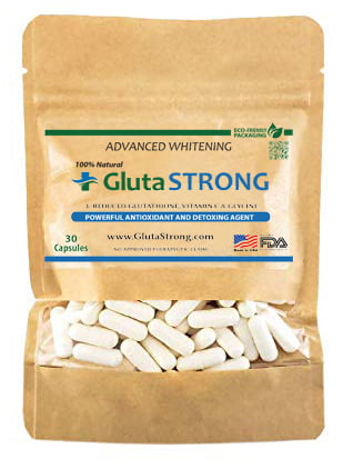 Gluta STRONG - L-Reduced Glutathione, Vitamin C & Glycine