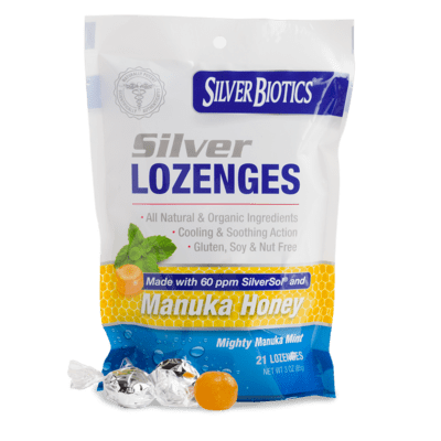 SB Silver Lozenge Manuka 21 Count