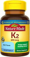 Nature Made Vitamin K2 100mcg - 30 Softgel