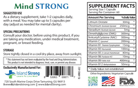 Mind STRONG Premium Brain & Memory Support - 90 Capsules